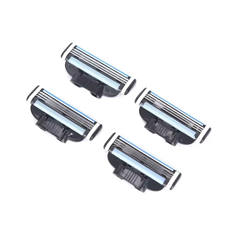 Lames de rasoir hommes femme épilateur 4 pièces Mach 3 cartouches lames de rasoir manuelles rasage m