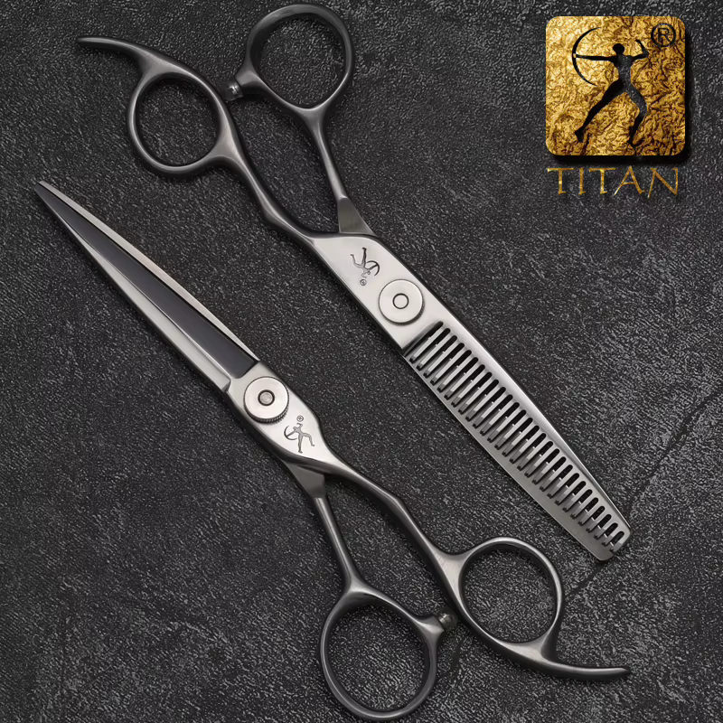 Titan – ciseaux de salon de coiffure professionnels, acier vg10, nouveau design, japon