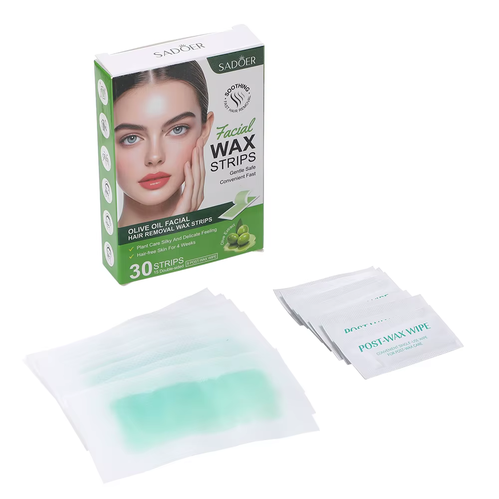 Épilation du visage cire papier sourcil lèvre supérieure orteils joues barbe aisselles indolore prof