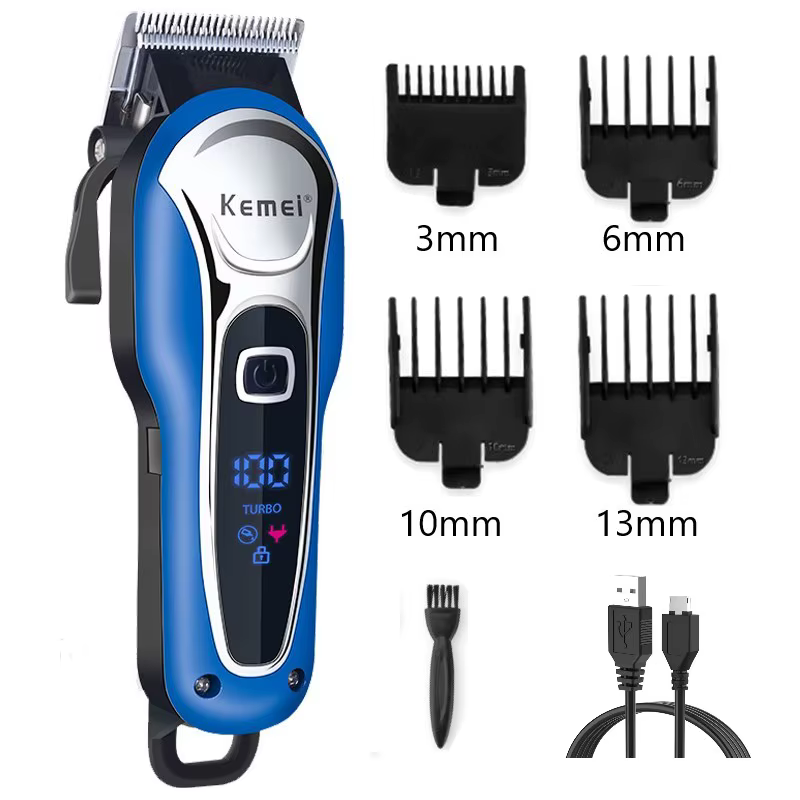Kemei tondeuse à cheveux tondeuse à cheveux professionnelle tondeuse à cheveux électrique pour homme