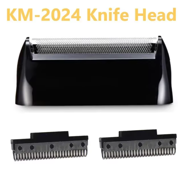 Kemei 2024 lame de rasoir tête de rasoir pour hommes rasoir électrique KM-2024 lame de rasoir maille