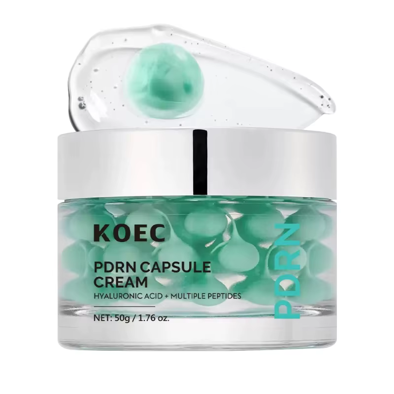 Crème hydratante pour le visage en capsules PDRN, soin coréen pour la peau, acide hyaluronique, long