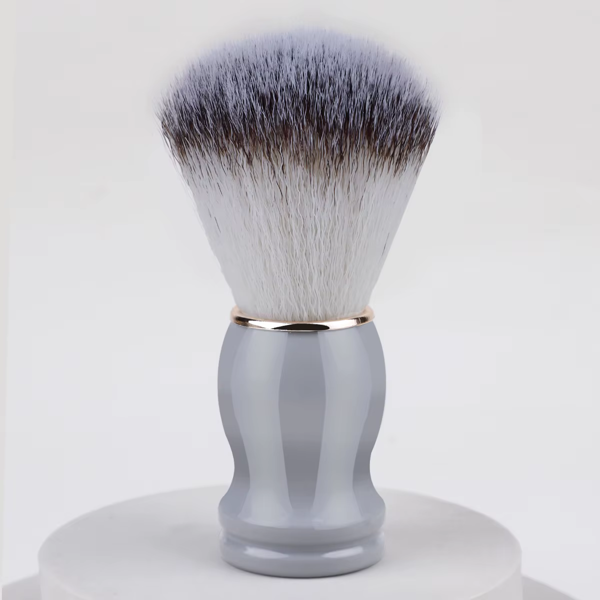 Brosse de rasage en poils de blaireau naturel pour hommes, Salon de coiffure, appareil de nettoyage