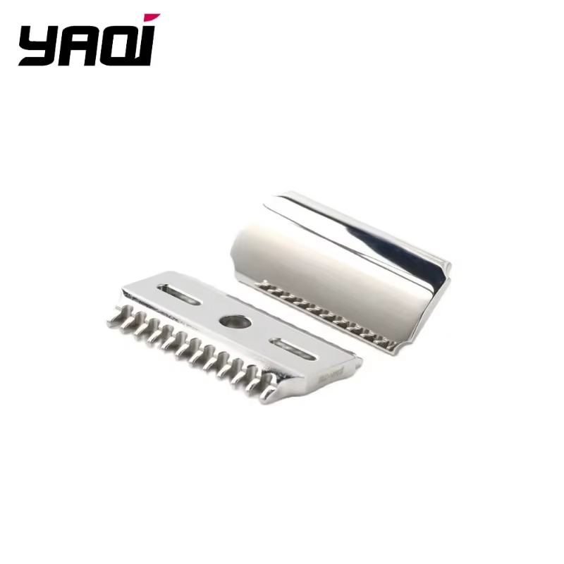 Nouveauté 2026 ! Tête de rasoir de sécurité YAQI Vostok 70OC en acier inoxydable 316 poli à double p