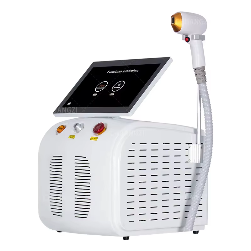 Appareil d'épilation au laser diode portable en titane, professionnel, permanent, Alexandrite 808nm 