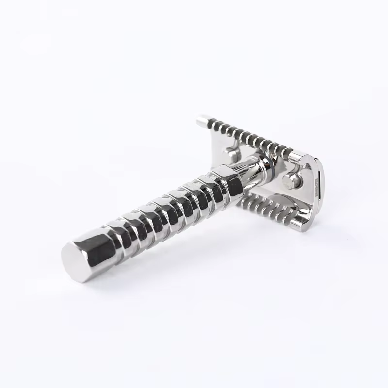 Yaqi Duomo rasoir de sécurité en acier inoxydable avec une écart de lame de 0.70MM longueur de poign