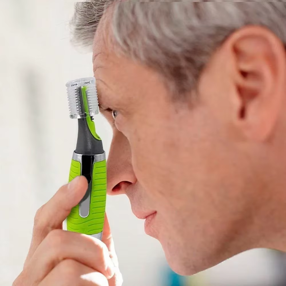 Tondeuse à poils de nez pour homme, épilateur facial 2 en 1, rechargeable, étanche, portable, poils