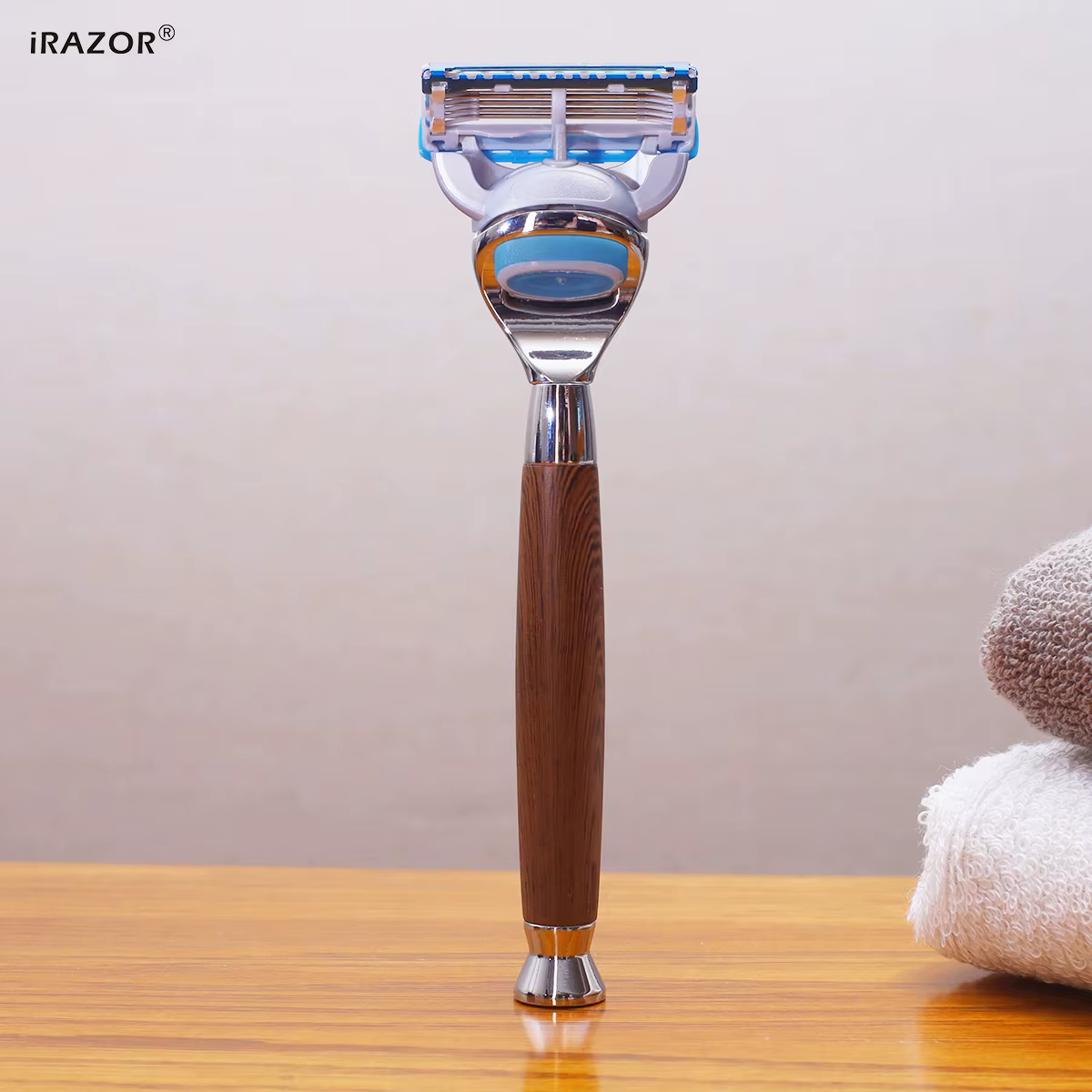 IRAZOR classique 5 couches Fusion sécurité rasoir manuel homme rasoir barbier barbe outil de toilett