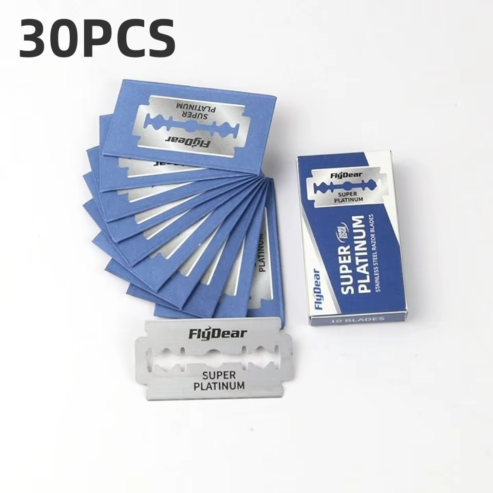 30/50/100 pièces lames de rasoir Double bord hommes rasoir pour rasage hommes lame professionnel bar