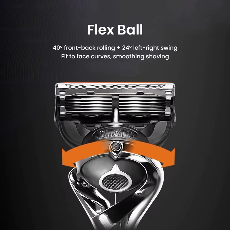 Gillette Fusion 5 ProGlide Razor Premium Edition Flex Ball Tech 5 couches lames ultra fines Machine