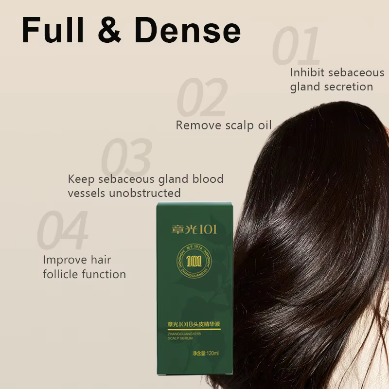 Zhangguang – sérum pour cuir chevelu 101B, 101M, 120ML, puissant traitement Anti-perte de cheveux, t