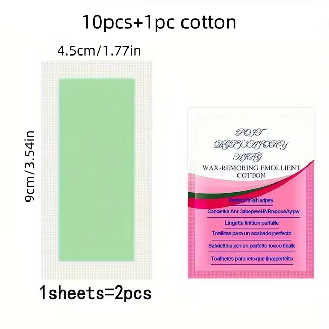 10/30/50 pièces bandes de cire épilatoire pour épilation papier de cire bandes de cire froide papier