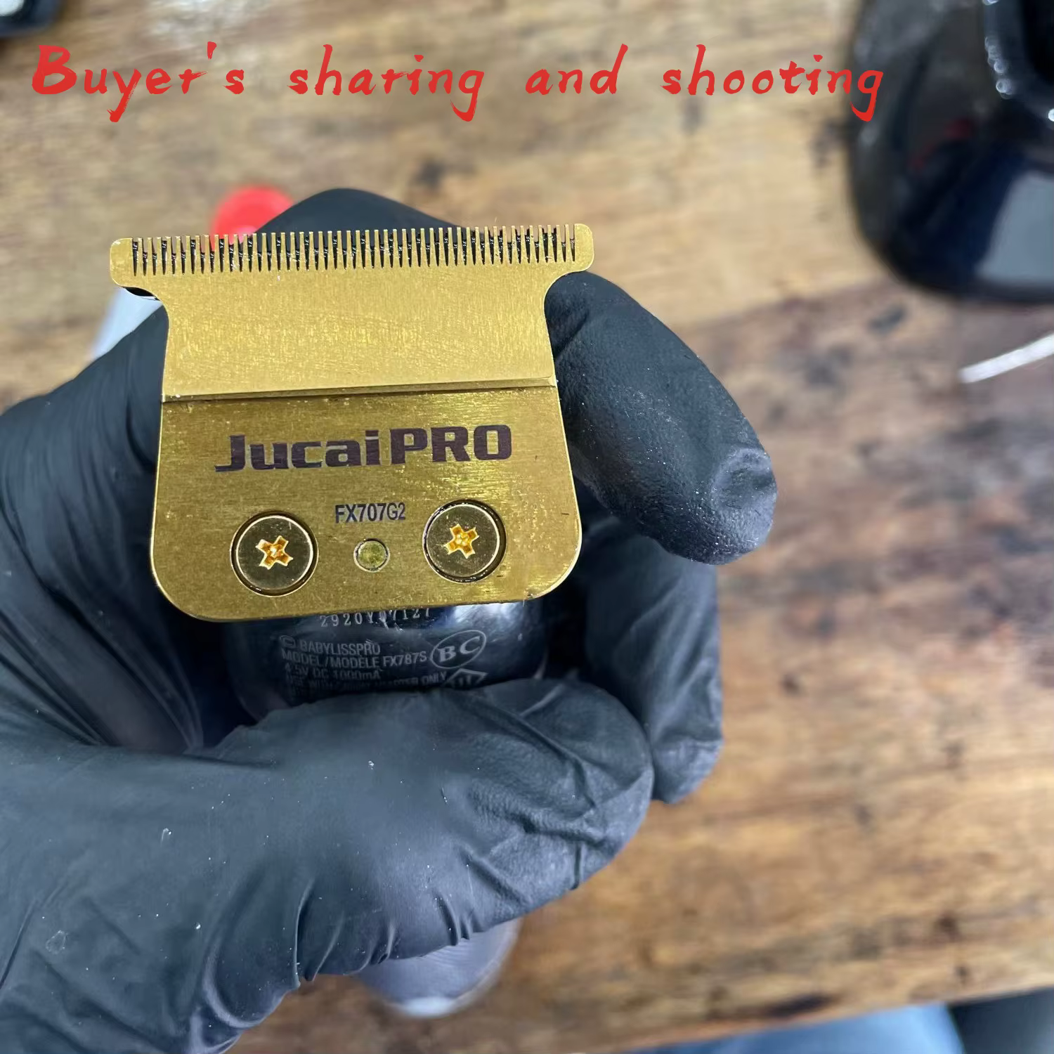 Lame de rechange originale FF1T tondeuse F7878 lame en acier au carbone lame revêtue de graphène lam