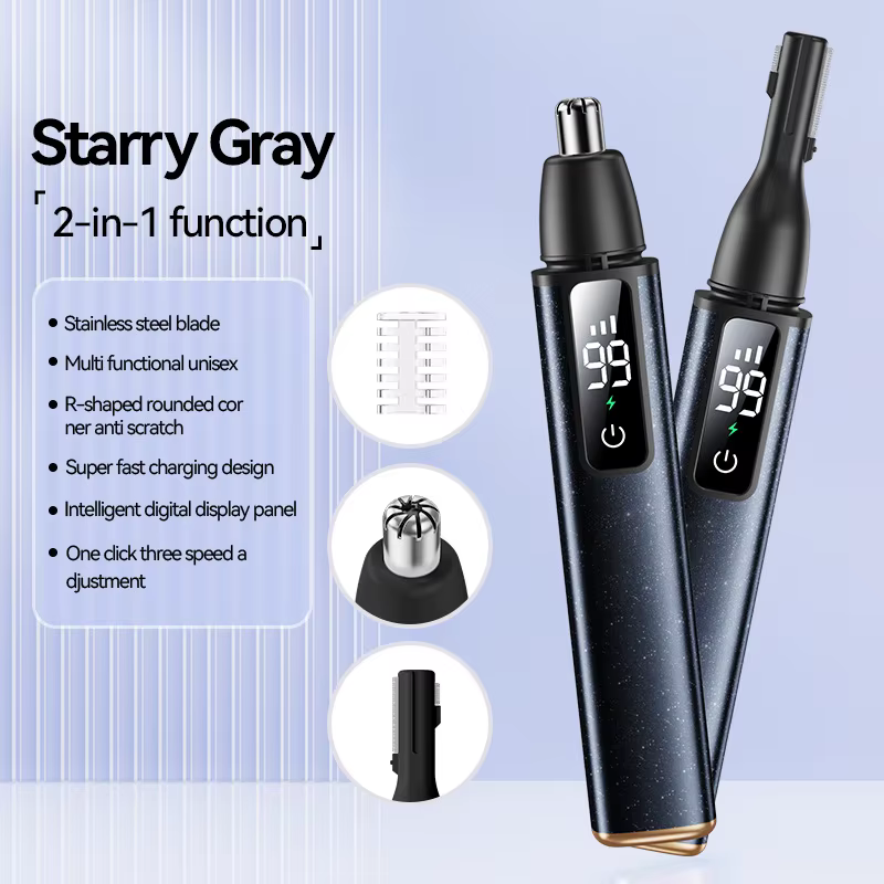 Tondeuse à sourcils électrique type-c charge visage rasoir à sourcils épilateur à sourcils nez tonde