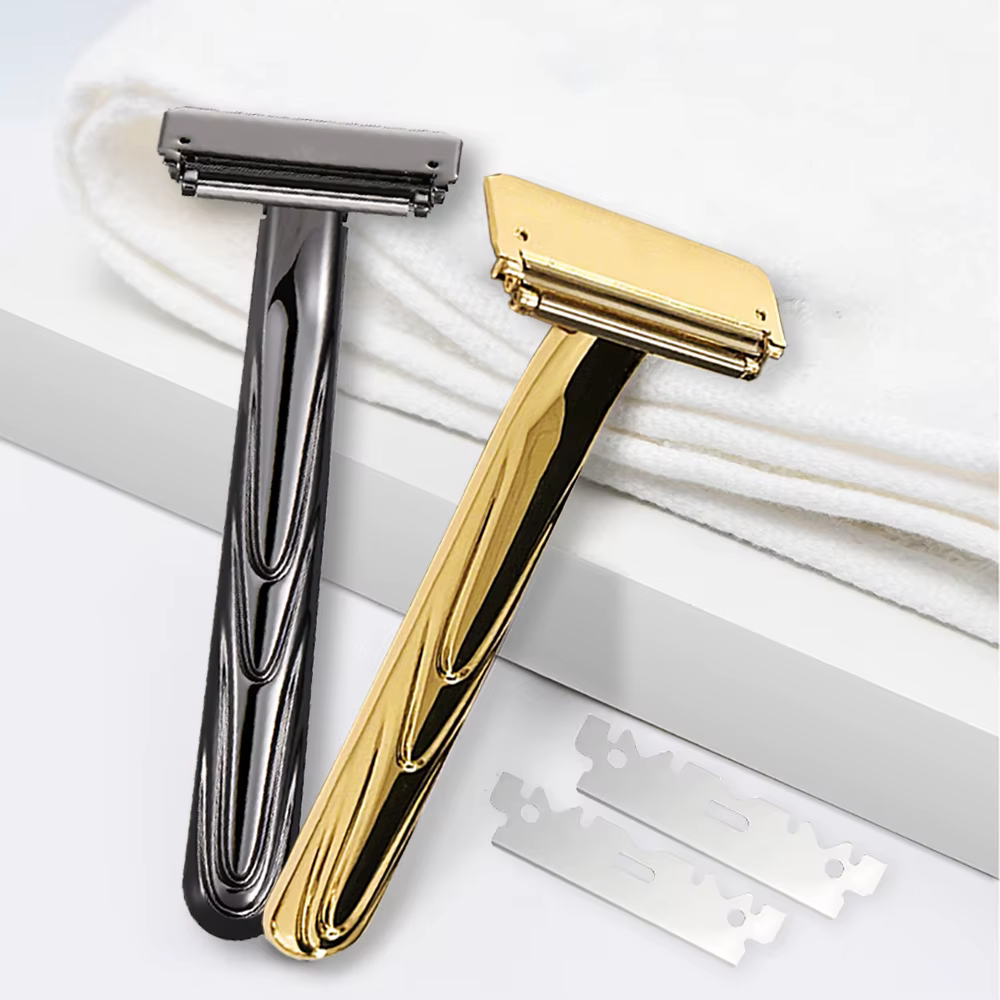Shavcooo GP500 Glide 5.0 Pro Super écologique en acier inoxydable rasoir de sécurité corps cheveux r