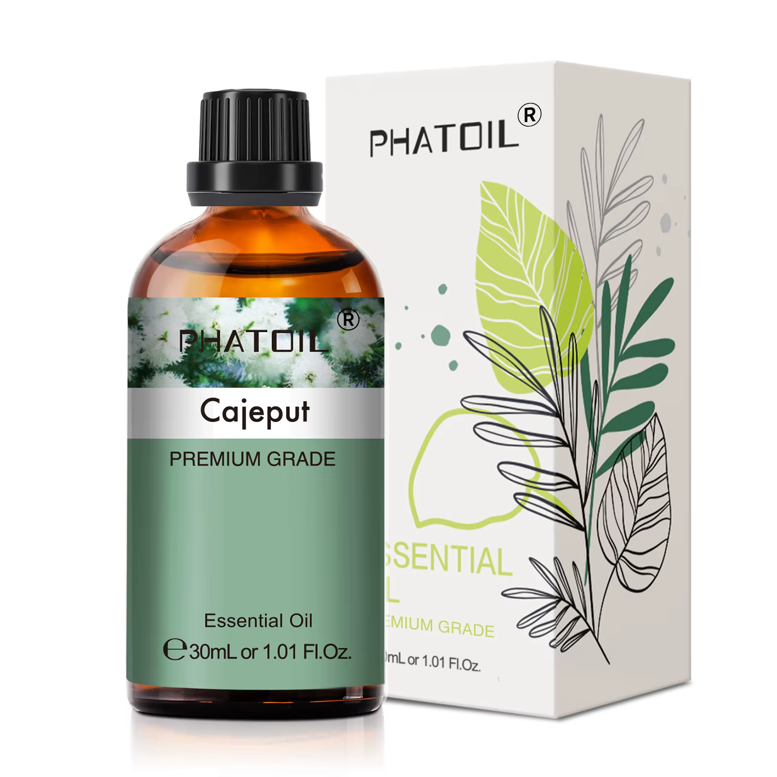 PHATOIL 1 pièces huile essentielle d'aromathérapie 30ml citron Eucalyptus lavande bergamote jasmin j
