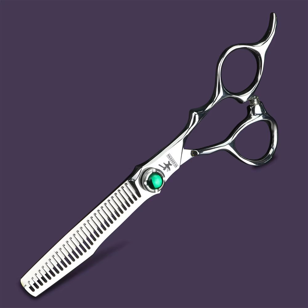 Ciseaux à cheveux professionnels en acier VG10 de 6 pouces, ensemble de ciseaux de coupe et d'aminci