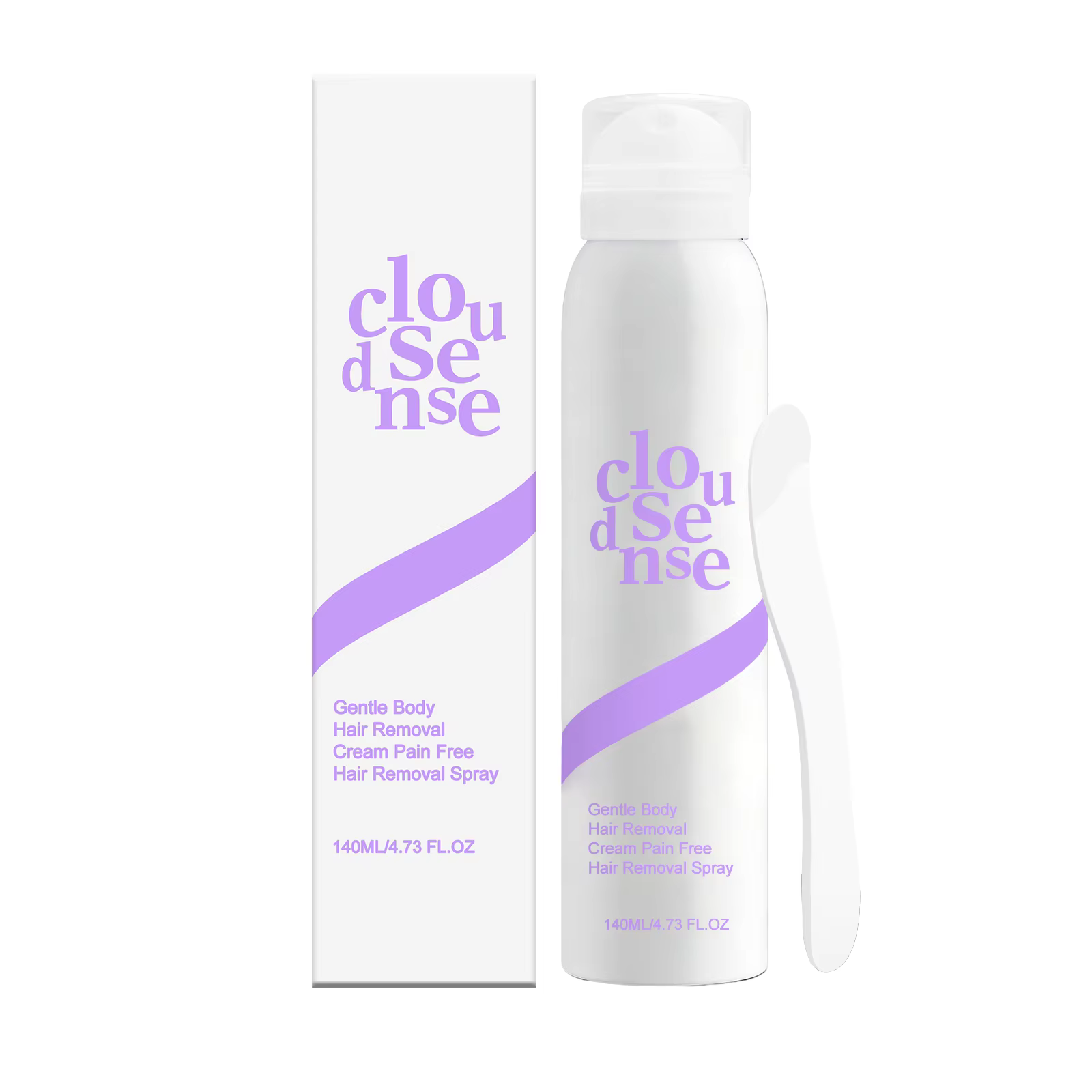 Spray dépilatoire corps entier apaisant rougeurs, inhibe la repousse des poils, hydratant, lissant,