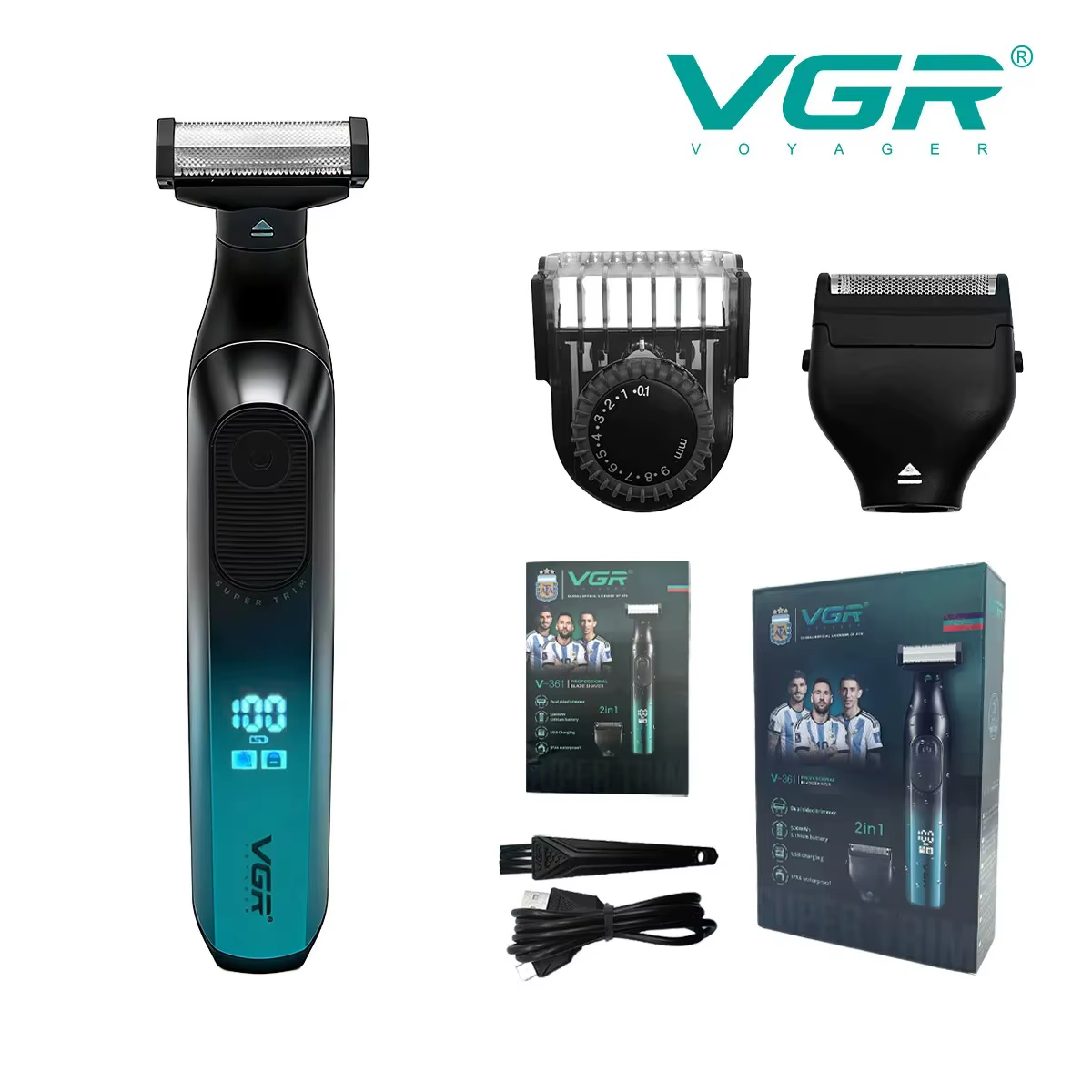 VGR rasoir homme rasoir électrique hommes rasoir electrique homme rasoir Rasoir électrique Portable 