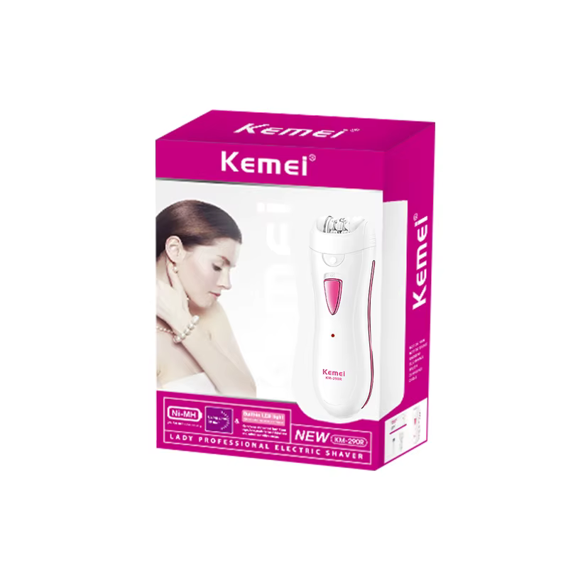 Kemei KM-290R épilateur électrique pour femmes aisselles jambes Bikini zone sensible épilateur corps