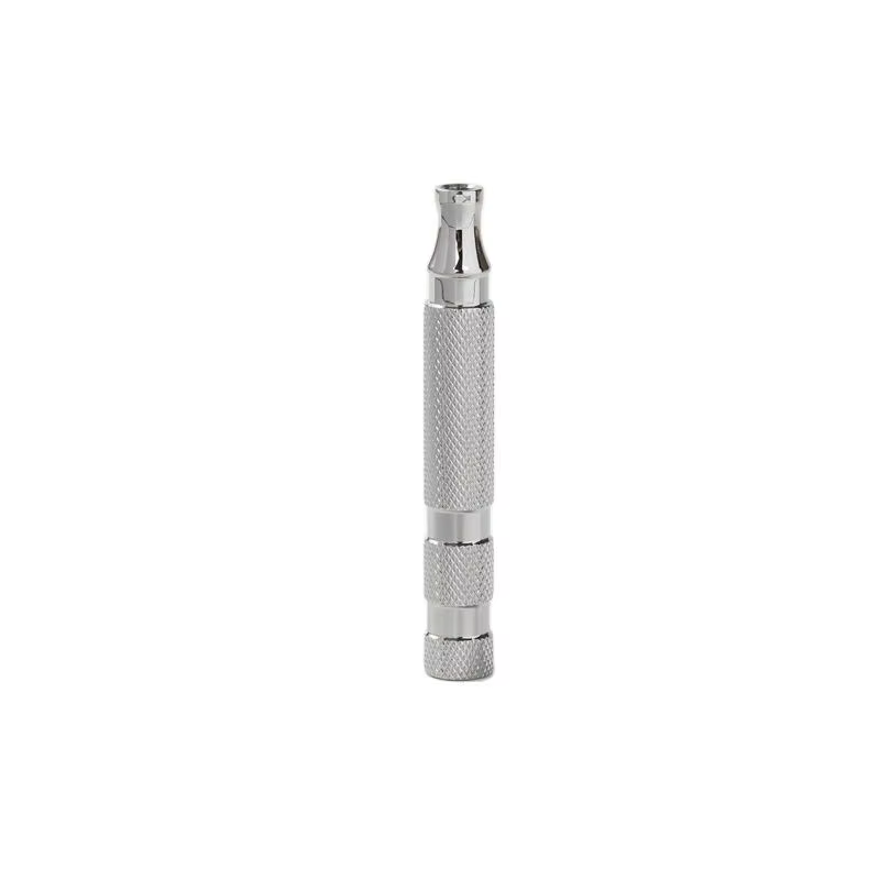 YAQI-Poignée de rasoir de sécurité pour homme, acier inoxydable 303 poli