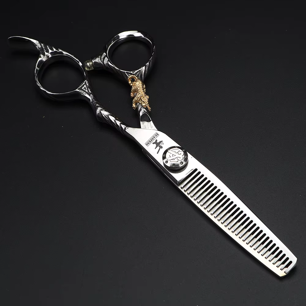 XUANFENG – ciseaux à cheveux professionnels de 6 pouces, ensemble de ciseaux de coupe et d'amincisse