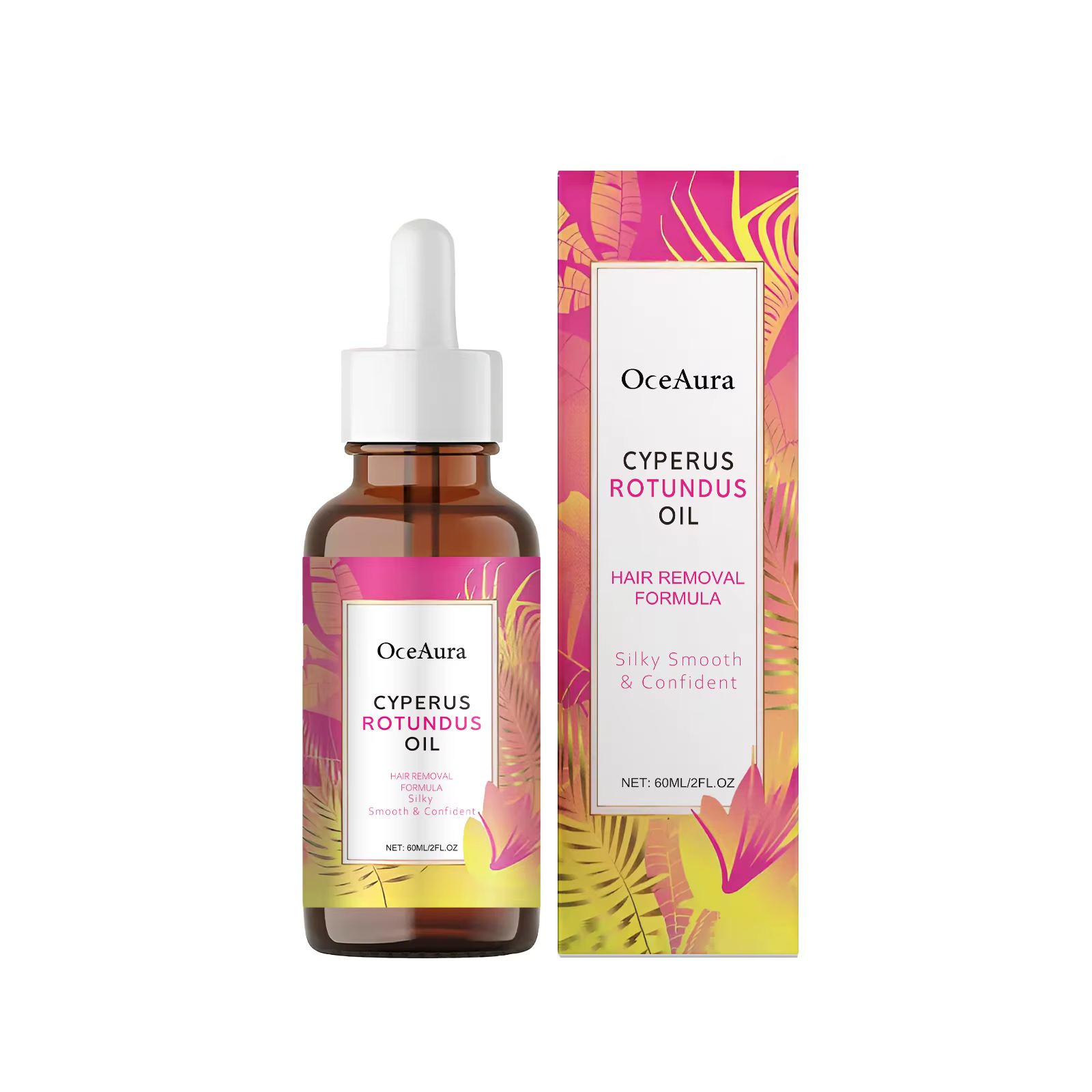 OceAura Cyperus Rotundus huile pour épilation doux lisse soins de la peau hydratation profonde Anti 