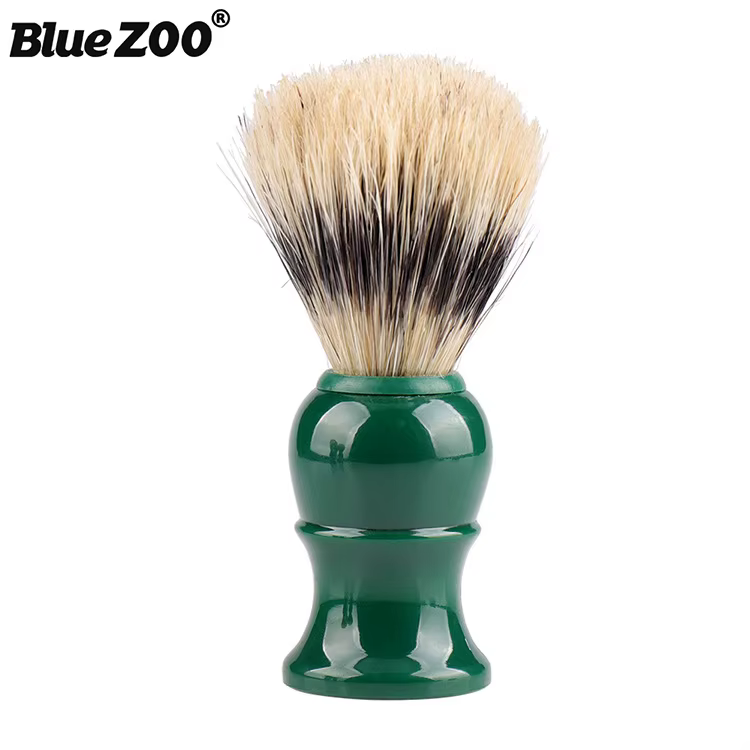 Brosse de rasage en poils de sanglier pour hommes, Salon de coiffure, nettoyage de la barbe du visag