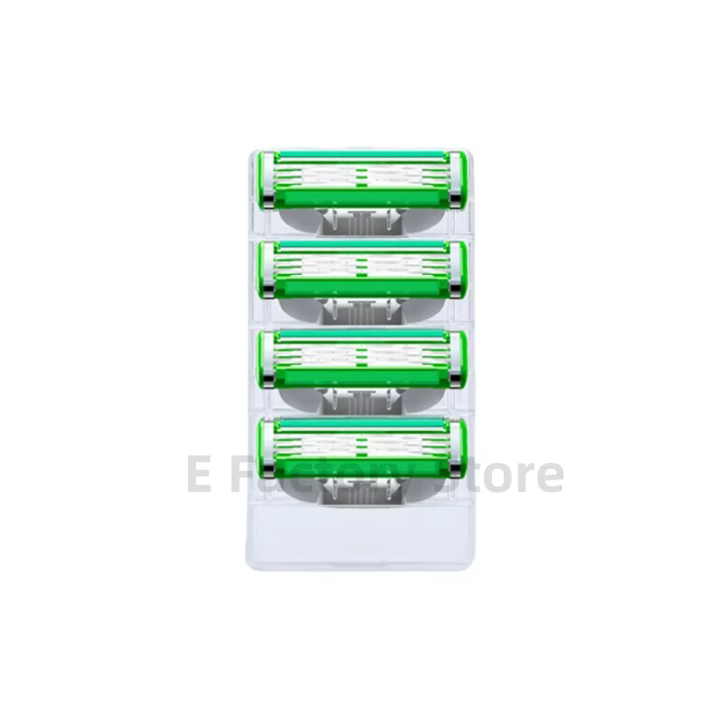 Nouveau rasoir de sécurité à 3 lames en acier inoxydable, tranchant, avec 3 lames de rechange manuel