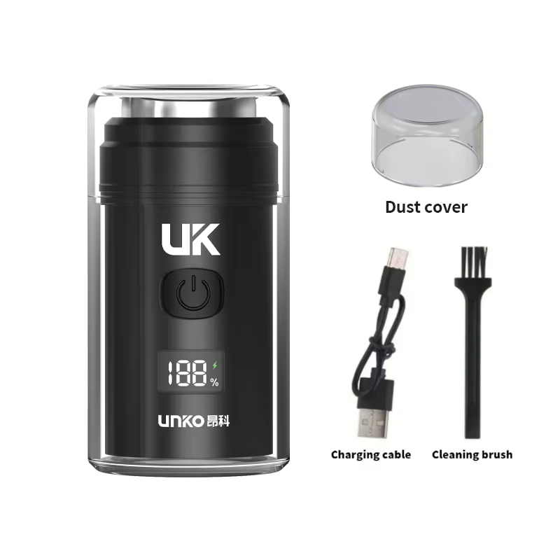 Rasoir électrique Portable pour hommes, Rechargeable, affichage numérique Led, humide et sec, étanch