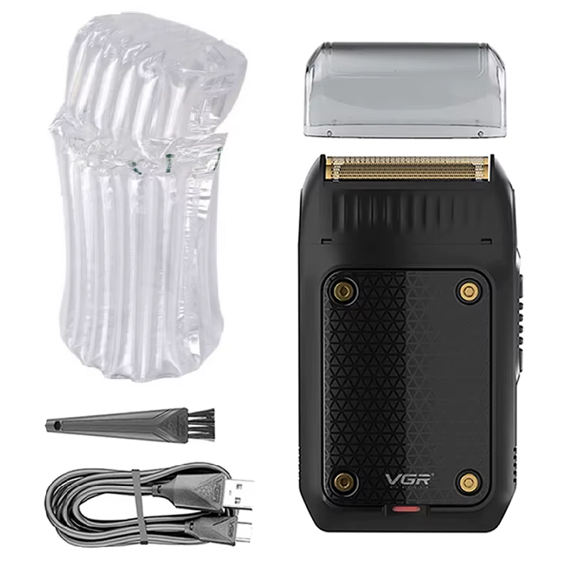 Rasoir VGR Original pour hommes rasoir électrique professionnel tondeuse à barbe Portable rasoir Rec