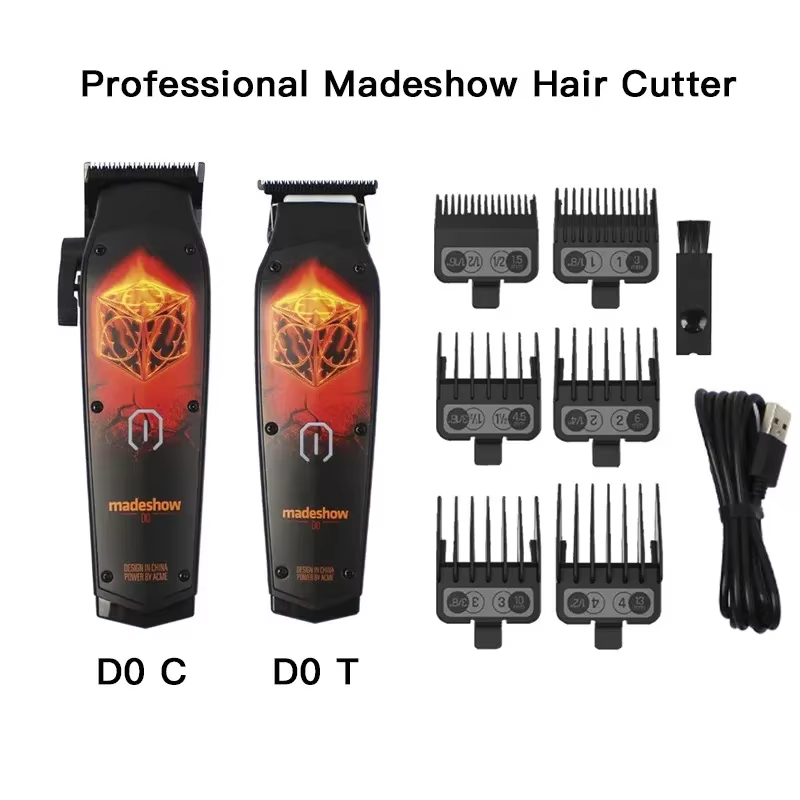 Tondeuse à cheveux professionnelle MadeShow D0, 7200 tr/min, dégradé, pommade, gravure, tondeuse éle
