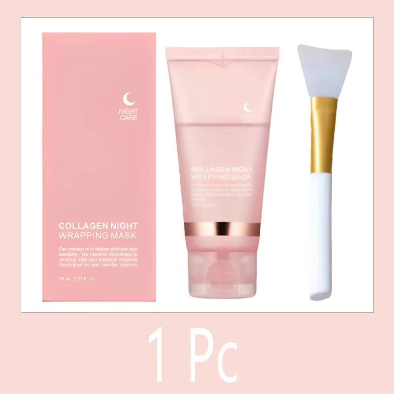 Masque Facial enveloppant au collagène coréen, élasticité, hydratation, réduit l'affaissement de la 