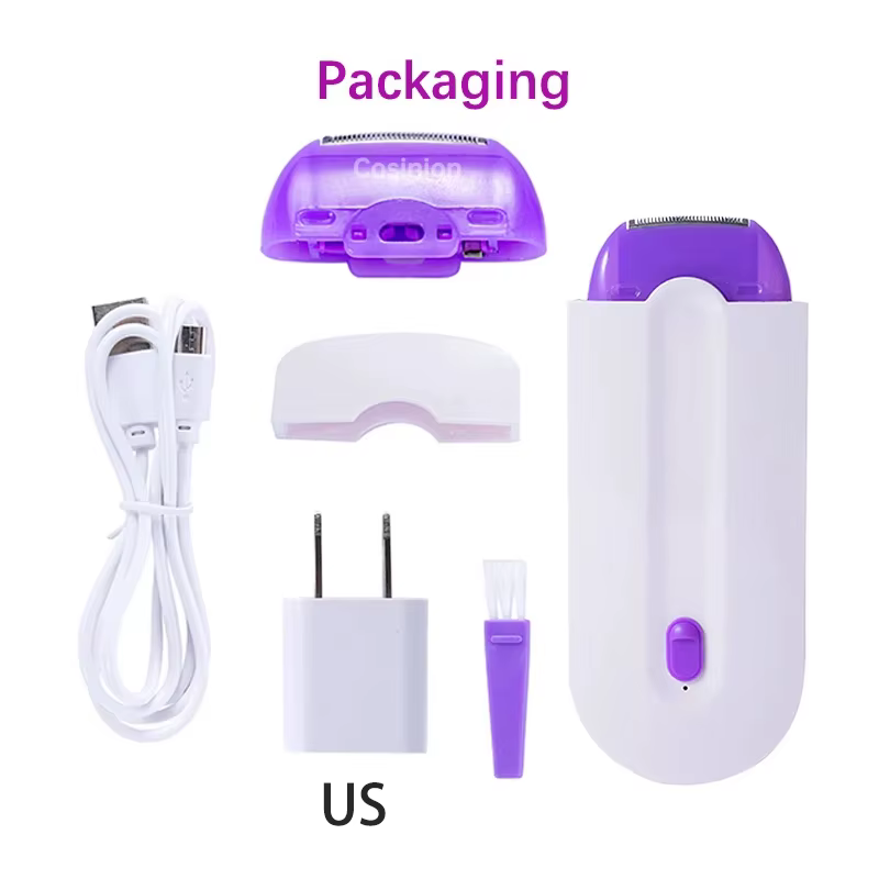 Kit d'épilation laser professionnel sans douleur, épilateur tactile, aste par USB, corps, visage, ja