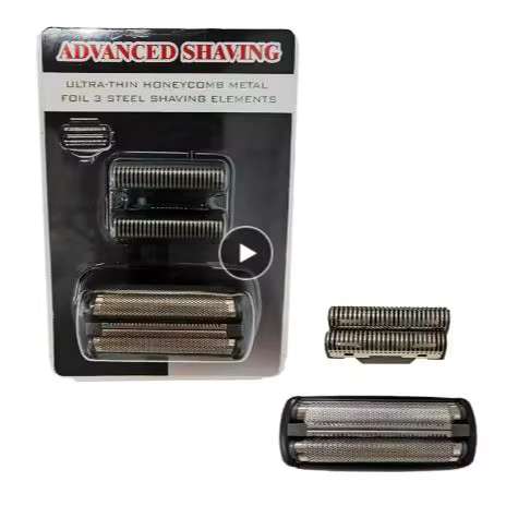 Feuille de rechange et couteaux adaptés au rasoir SURKER 9008, (1 lame + 1 maille)/ensemble
