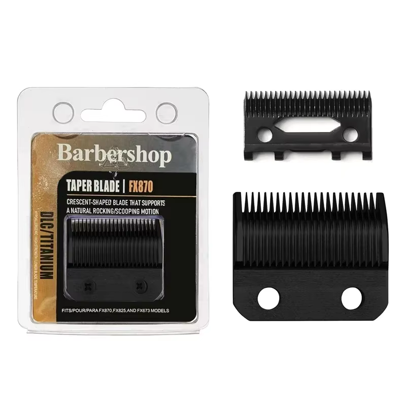 Lames professionnelles FX803B compatibles avec les tondeuses BaByliss PRO Barberology FX870, FXF880,