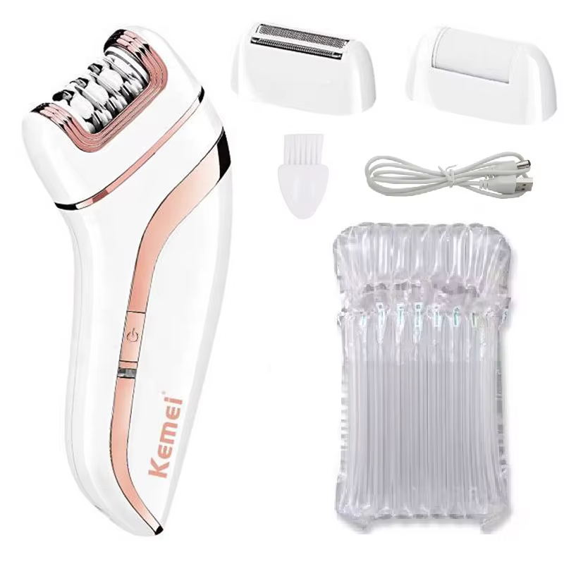 Kemei femmes épilateur électrique dame épilation visage, corps, jambe, Bikini, jambes, bras, aissell