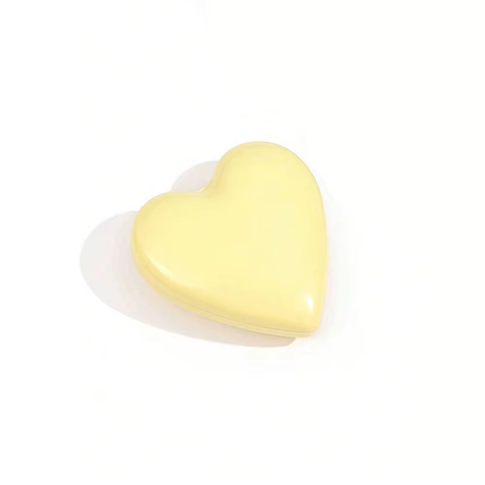 Brosse à cheveux en forme de cœur avec miroir 2 en 1, poils souples, Massage du cuir chevelu, brosse