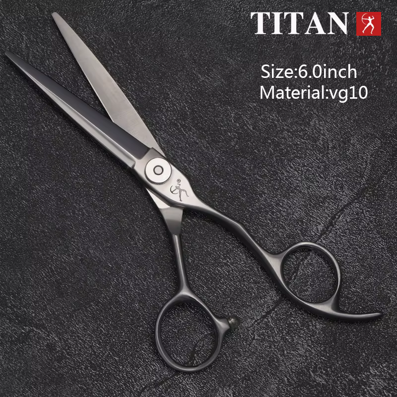 TITAN professionnel 6 pouces coupe de cheveux ciseaux coupe salon ciseaux barbier ciseaux amincissan