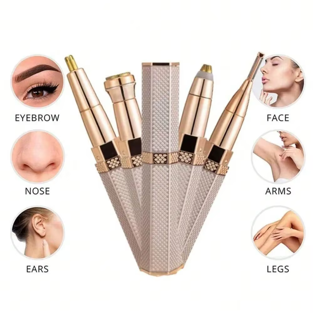 Rasoir électrique pour femmes, rasoir de sourcils, épilateur électrique indolore, Machine pour le co