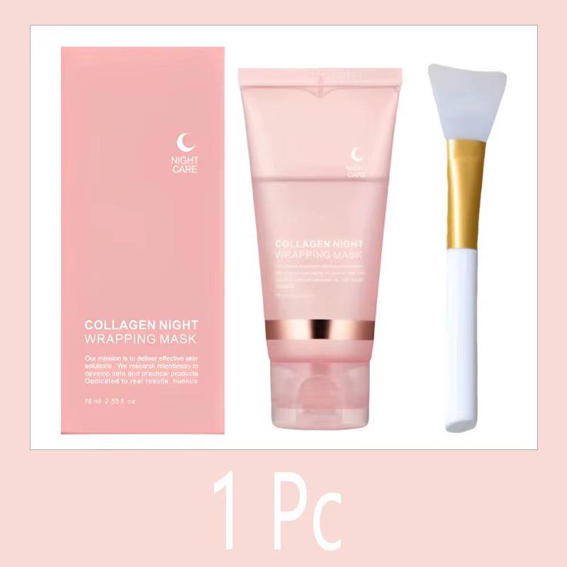 Masque Facial enveloppant au collagène coréen, élasticité, hydratation, réduit l'affaissement de la 