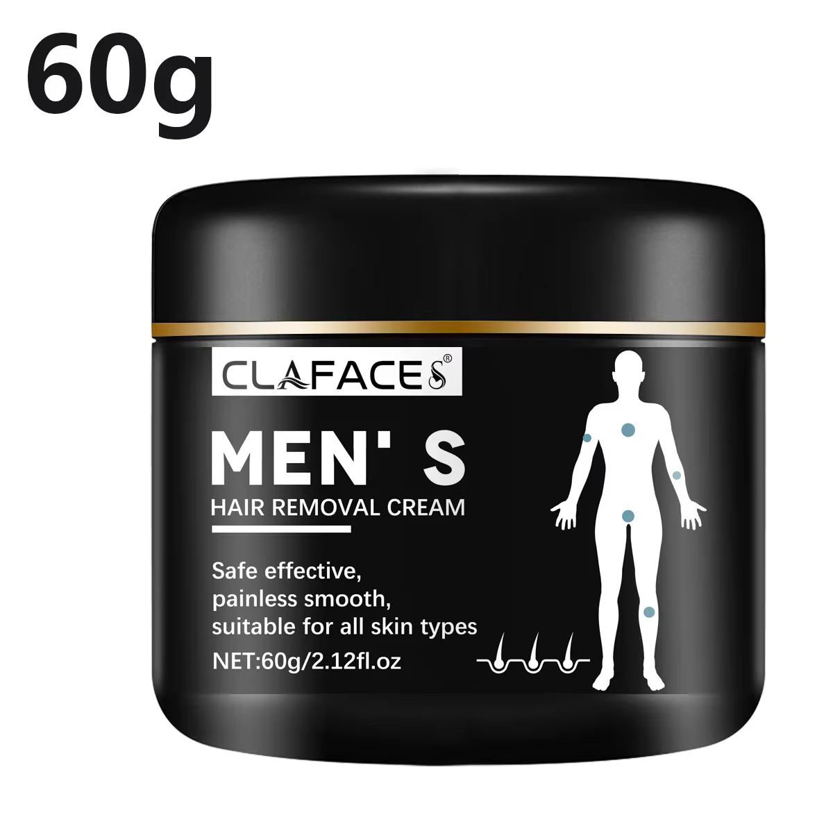 Crème d'épilation indolore pour hommes crème d'épilation douce Non irritante corps bras aisselles ja