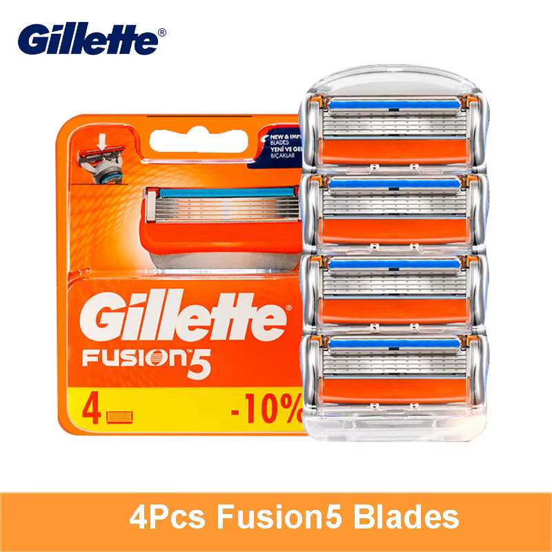 Lames de rasoir originales Gillette Fusion5 5 couches tête de rasoir Manul sûre pour hommes soins du