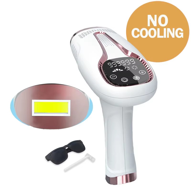 Épilateur laser de refroidissement pour femmes et hommes, 999900 flash-touch lPL, 2 options, tondeus
