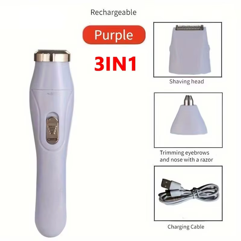 Épilateur électrique pour femmes rasoir dame rasoir corps tondeuse aisselles Bikini bras jambe visag