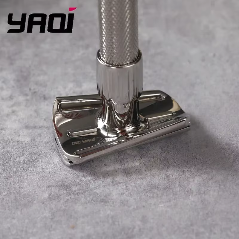 Yaqi – rasoir à barbe Yaqi Torqx, rasoir de sécurité incliné réglable en acier inoxydable, objets de