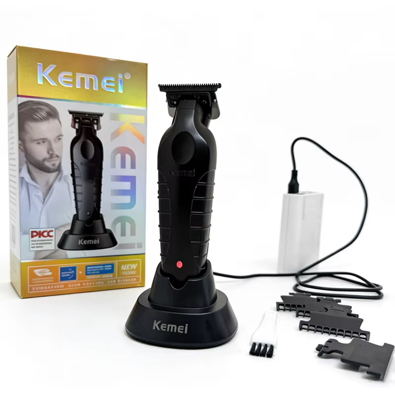 Tondeuse à cheveux professionnelle Kemei KM-2296 pour hommes, machine à couper les cheveux avec char