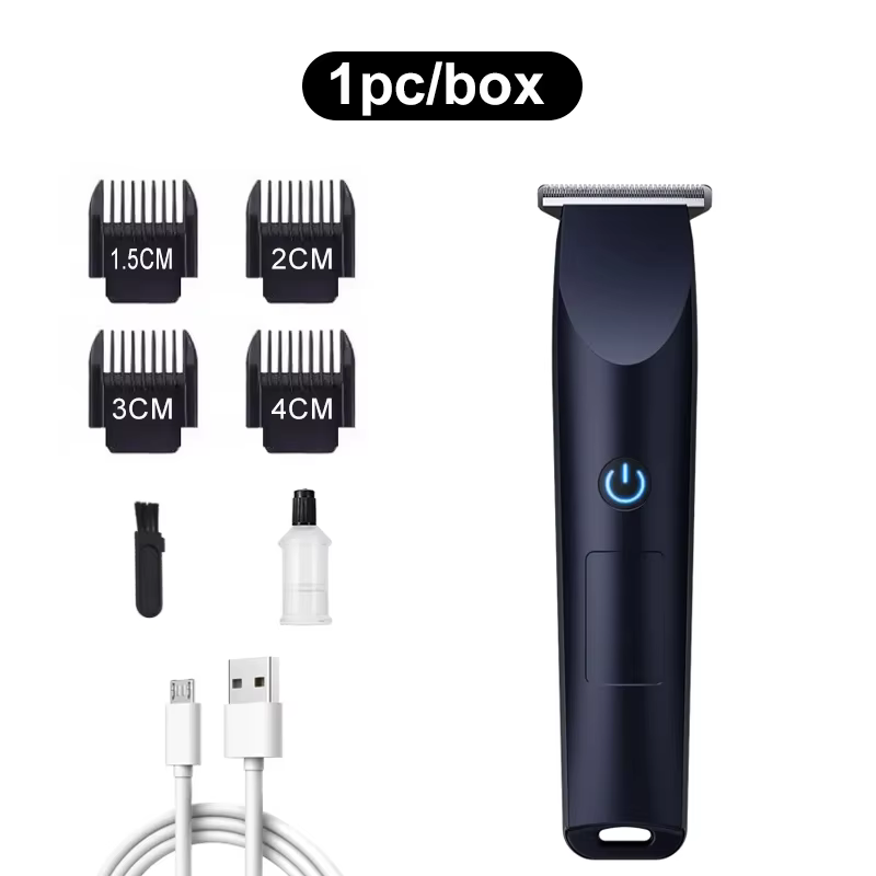 Tondeuse à cheveux électrique avec tête de coupe réglable, conception de charge USB pour la coupe de
