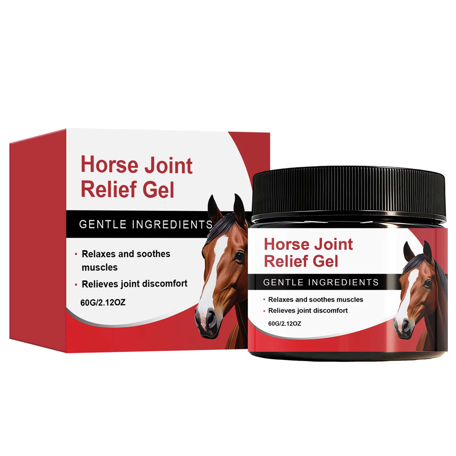 Gel pour les muscles et les articulations des chevaux avec calendula naturelle Q10, soin apaisant po