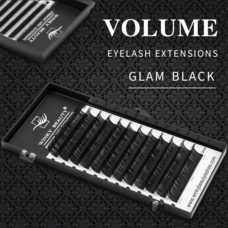 Winky Beauty Extension de cils individuelle B/C/CC/D/DD Faux vison Cilias Extension de cils doux 3D 